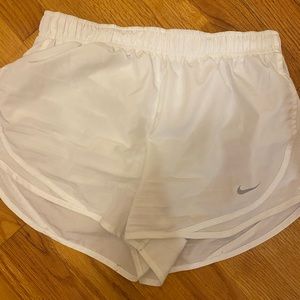 White Nike Shorts M